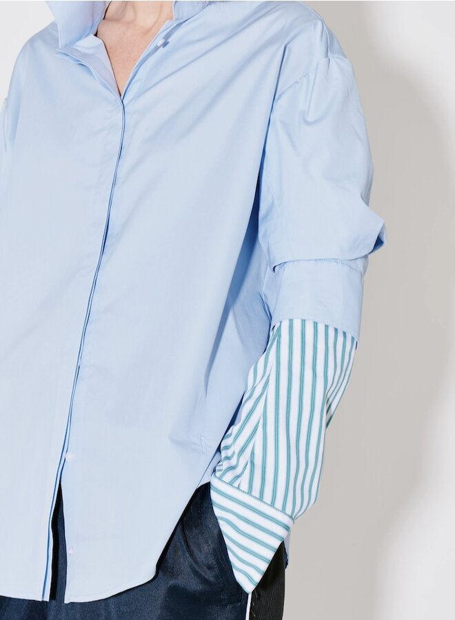 Cosmo shirt gr/bl
