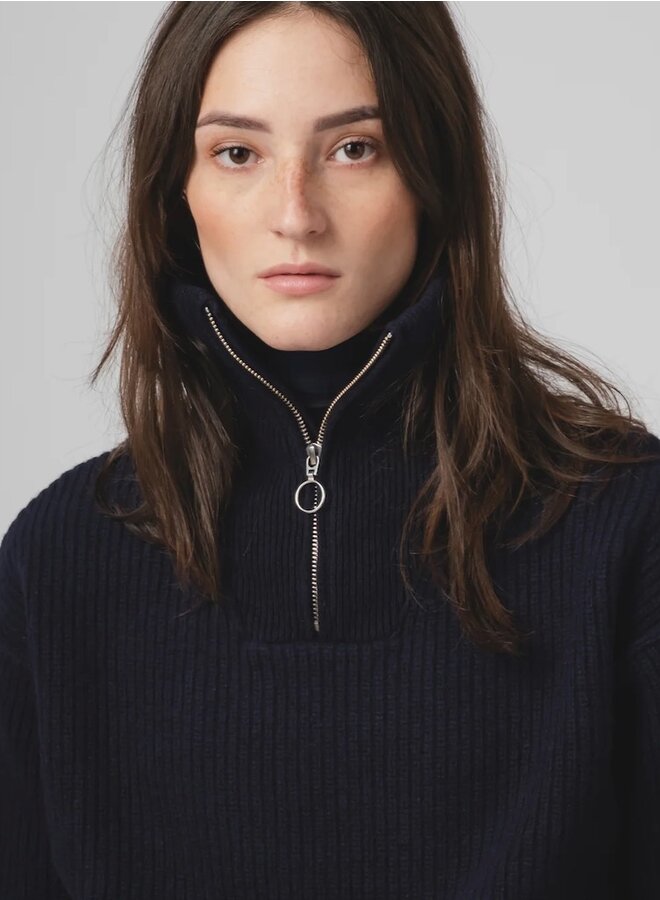 Fly deck sweater navy