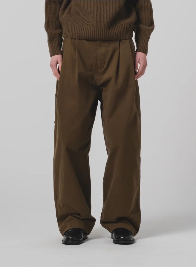 British worker fossil green