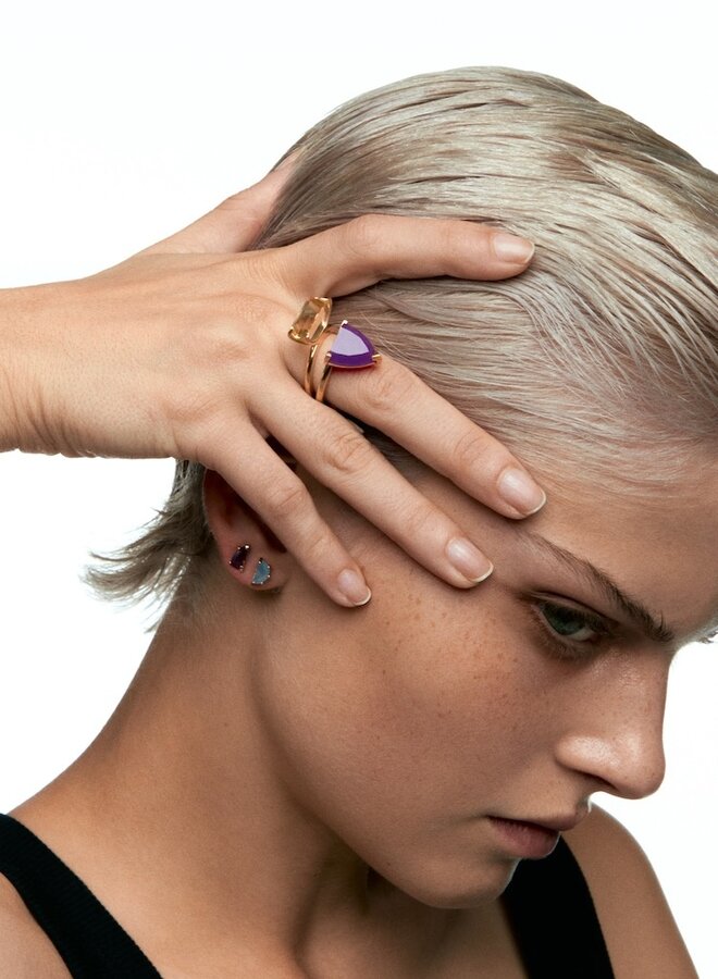 Half cut lemon ring