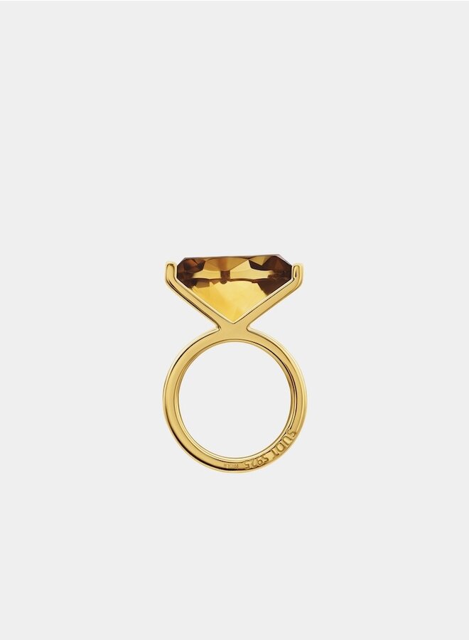Half cut cognac ring