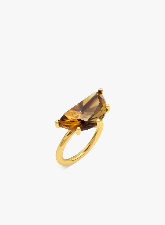 Half cut cognac ring