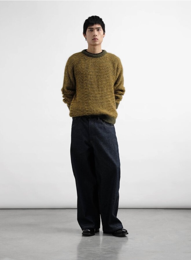 Palm knit yellow/grn