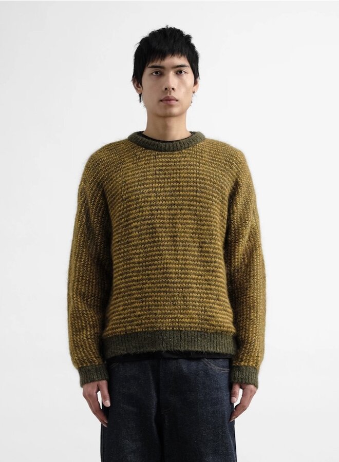 Palm knit yellow/grn