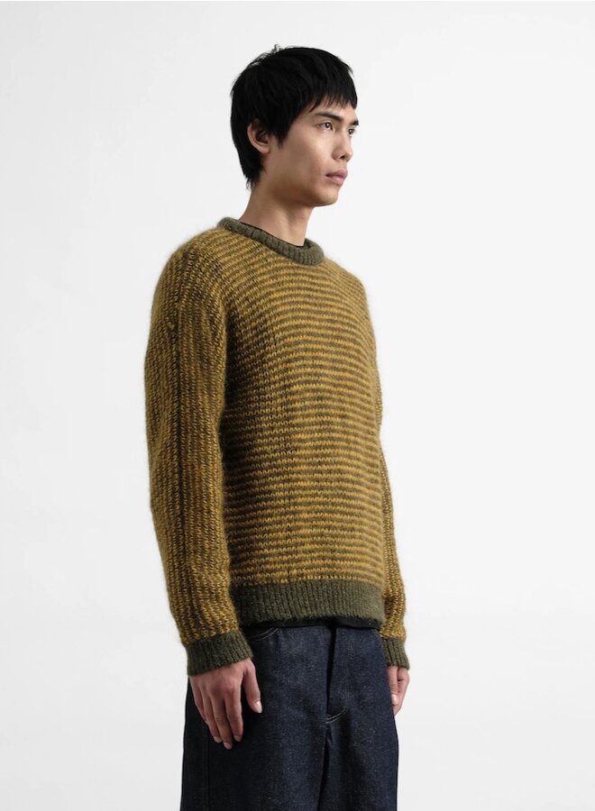 Palm knit yellow/grn