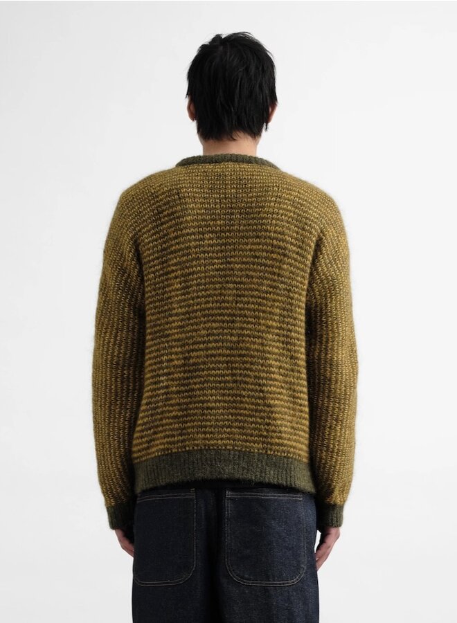 Palm knit yellow/grn