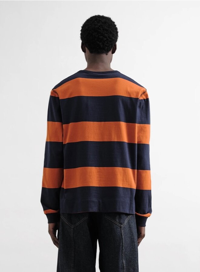 TAB shirt stripe nav/spice
