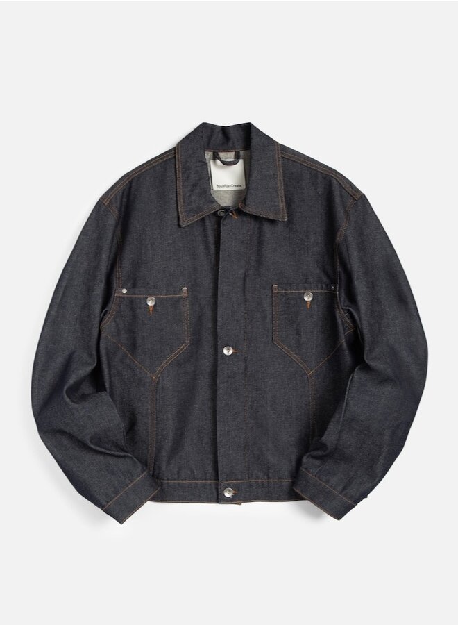 Loft raw indigo jacket