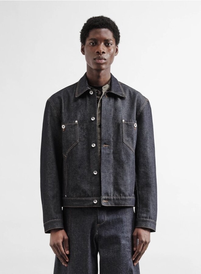 Loft raw indigo jacket