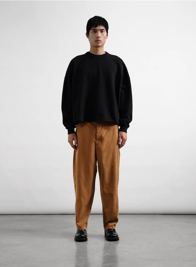 Twisted seam trousers clay
