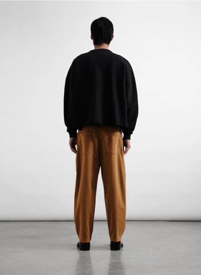 Twisted seam trousers clay