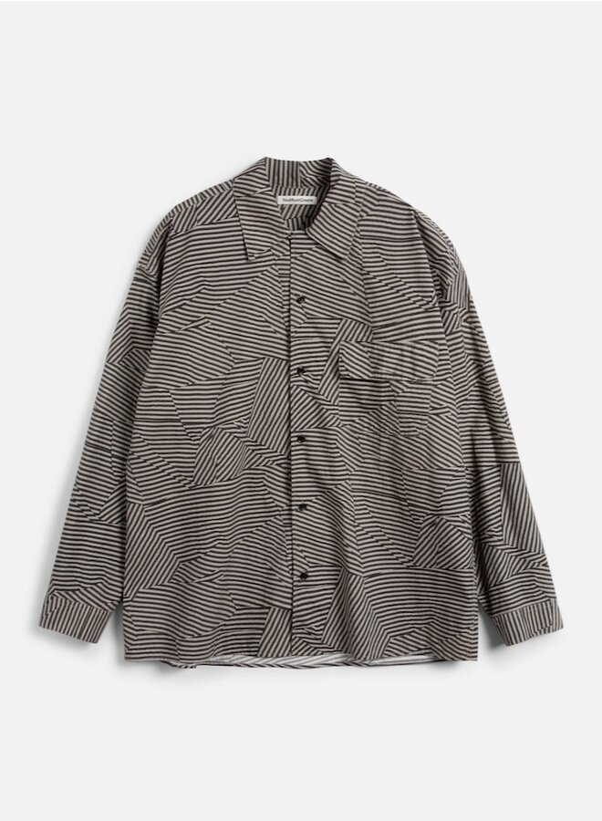 Wray blouse stripe print