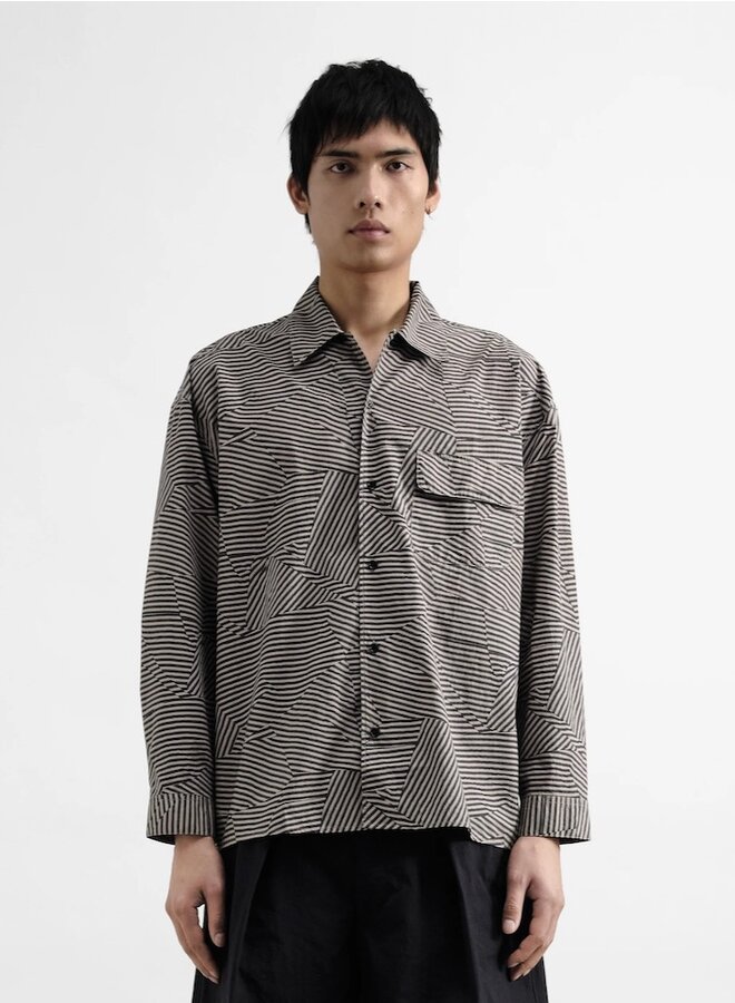 Wray blouse stripe print