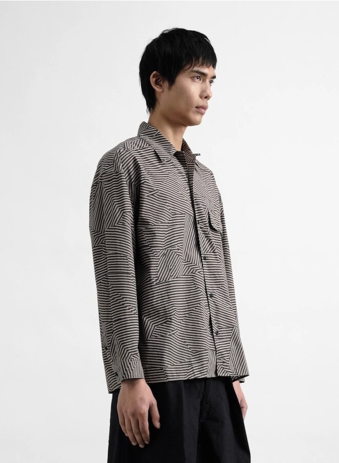 Wray blouse stripe print