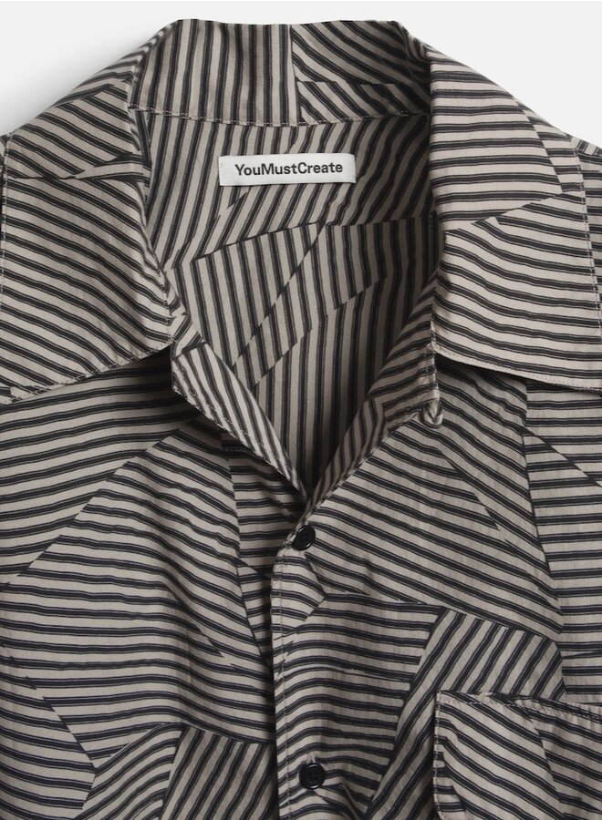 Wray blouse stripe print