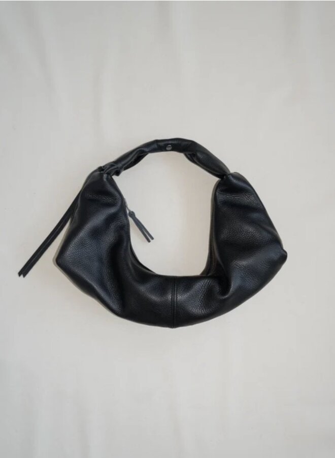 Slouchy shoulder  bag black