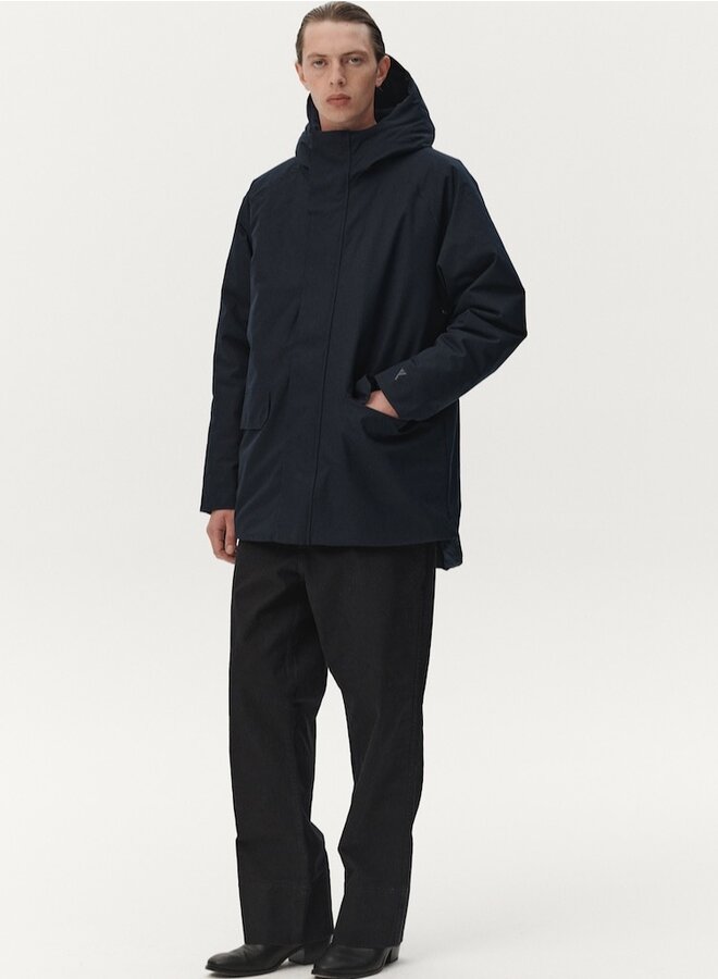 Long marinero navy coat