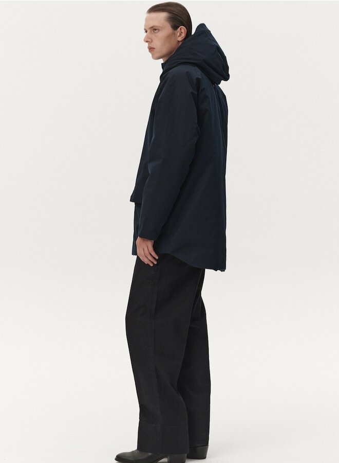 Long marinero navy coat