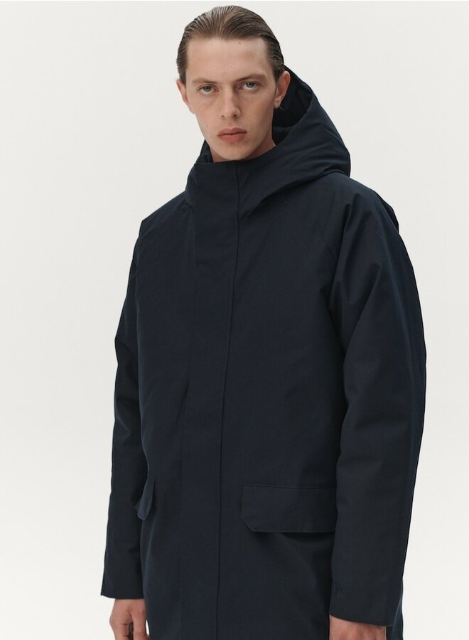 Long marinero navy coat