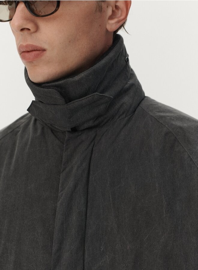 Long coach washed coat