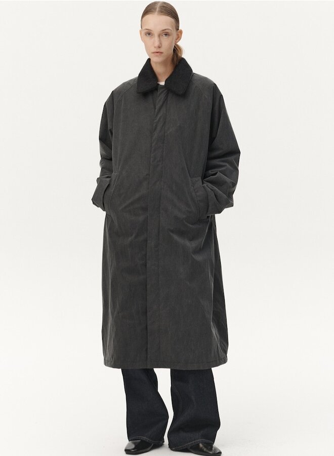 Long coach washed coat
