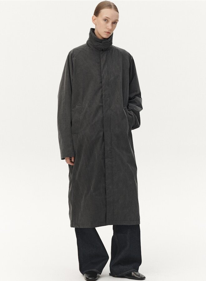 Long coach washed coat