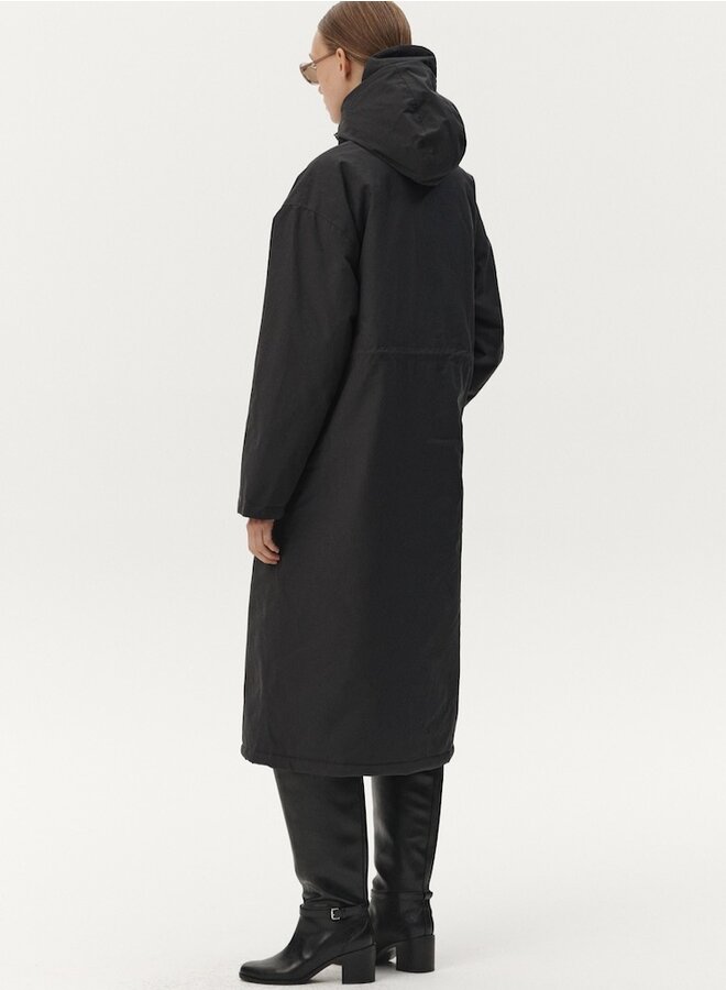 Roomy long grey coat