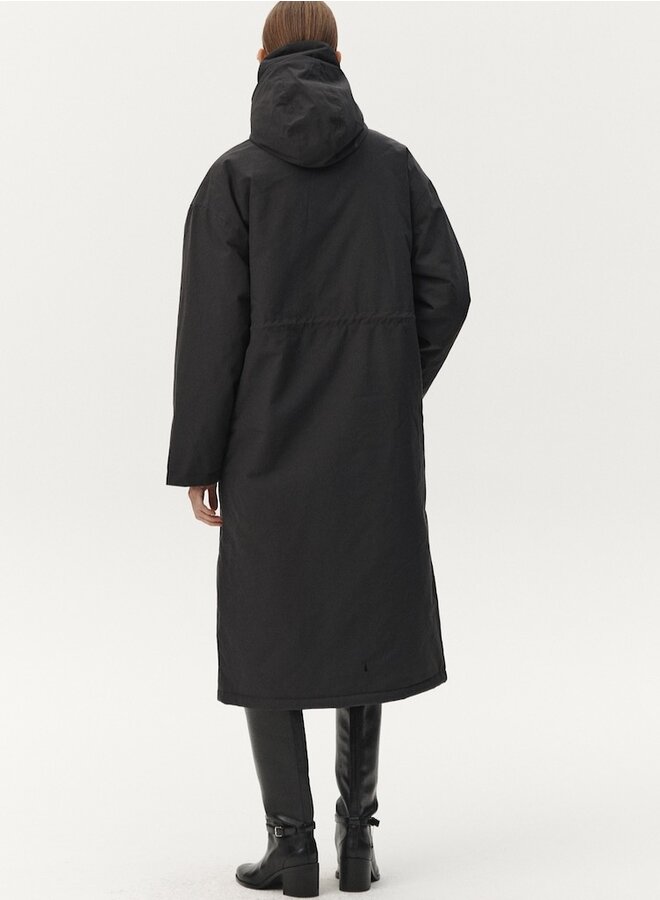 Roomy long grey coat