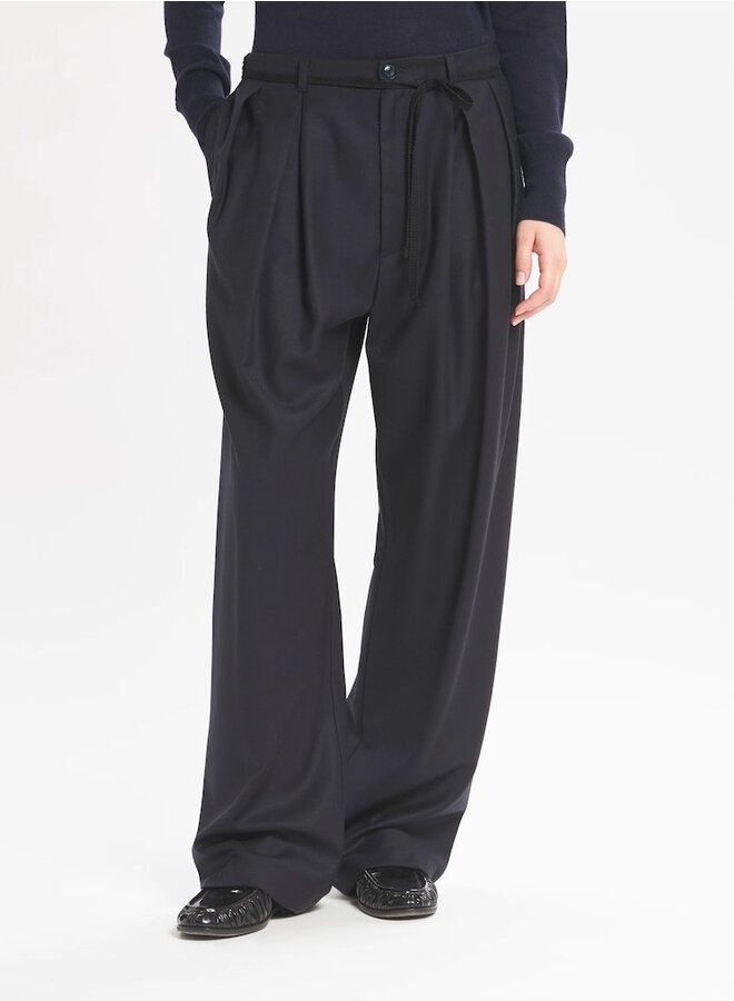 Pestrin flan pants navy