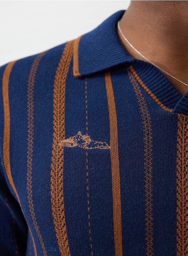 Citation knit shirt
