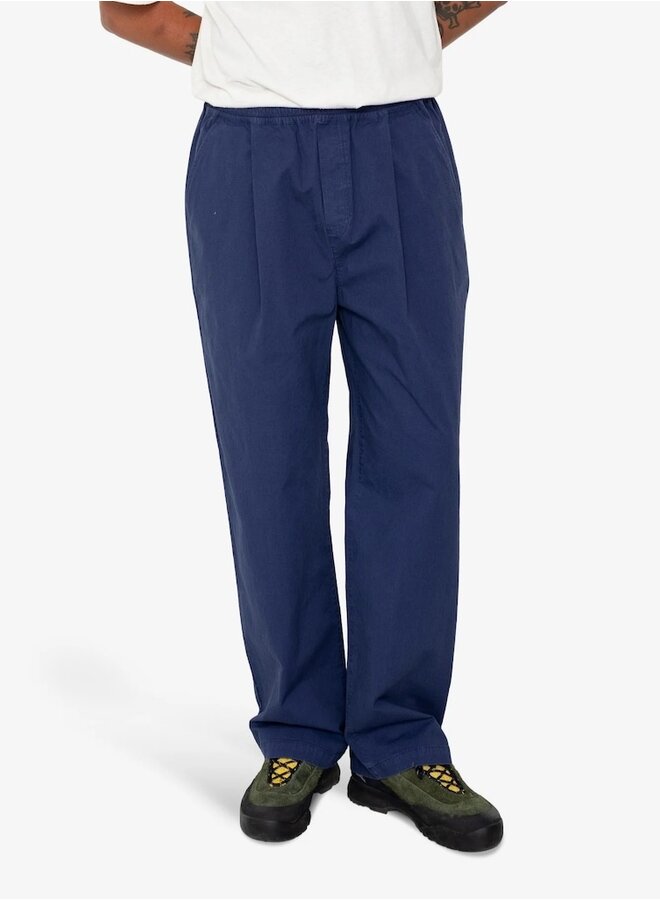 Drawcord loose trouser navy ripstop