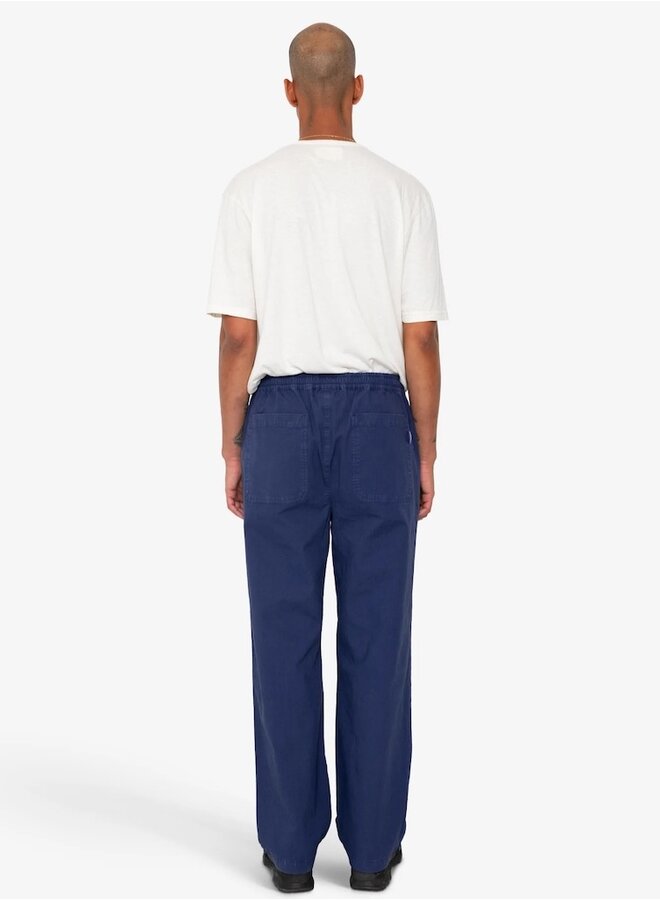 Drawcord loose trouser navy ripstop