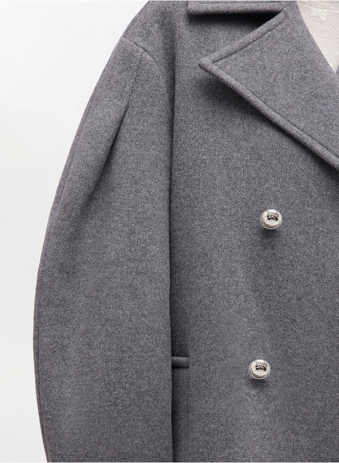 Peacoat wool grey