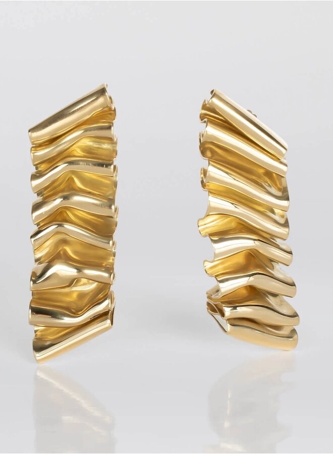 Mirr wave earring S
