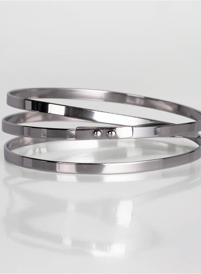 Cray coil small bracelet