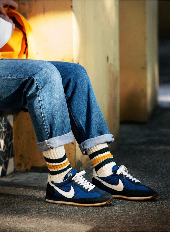Rib oldschool crew socks