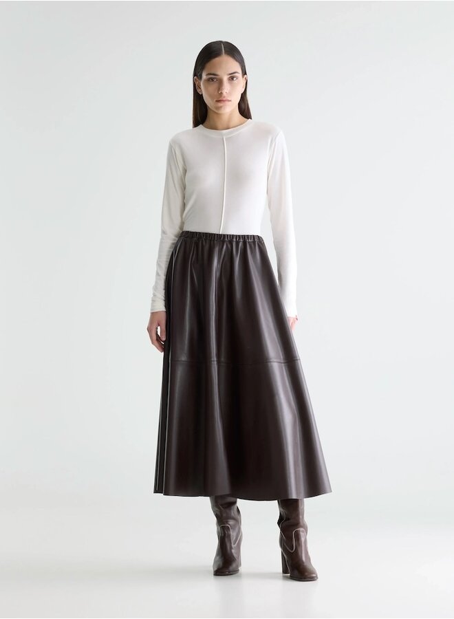Hezra skirt dark roast