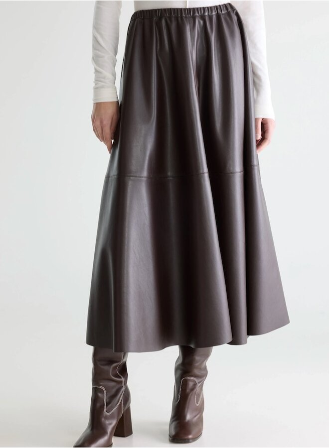 Hezra skirt dark roast