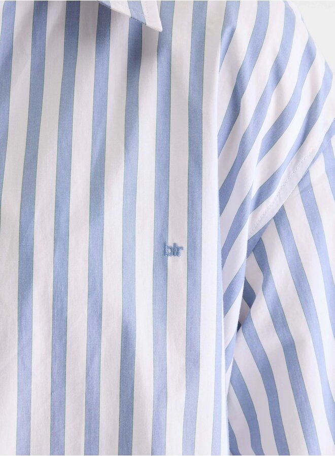Johan blouse stripe A blue