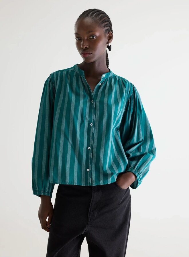 Cherry blouse stripe A