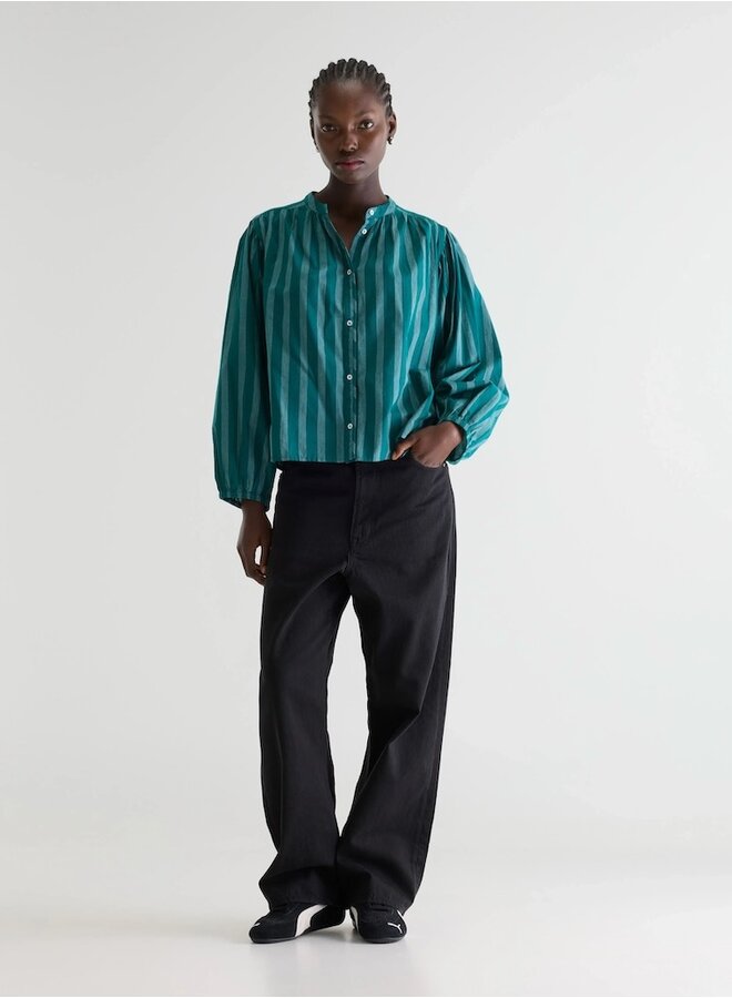 Cherry blouse stripe A