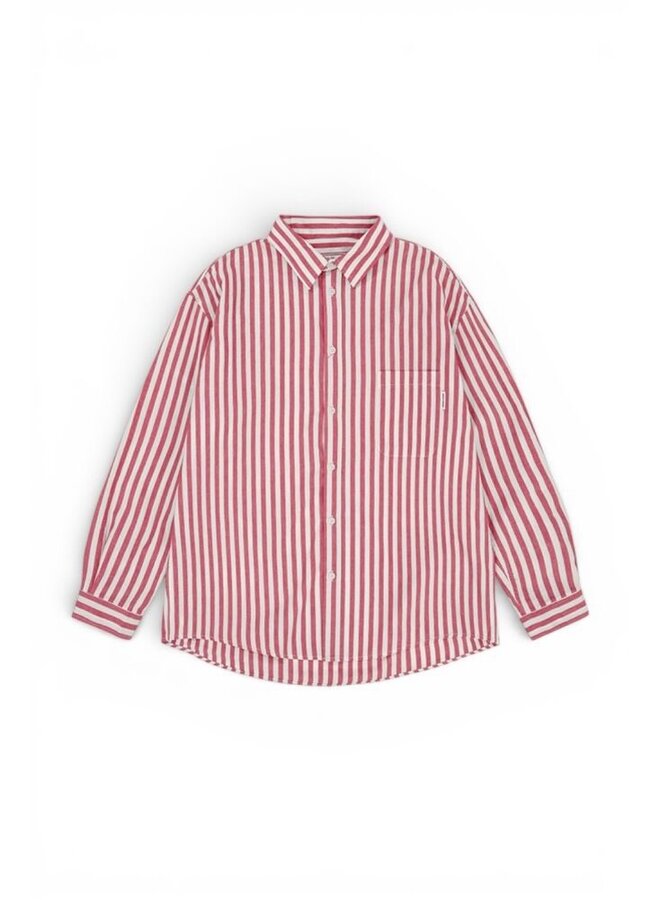 Stripe shirt red