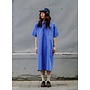 Pocket shirt dress blue
