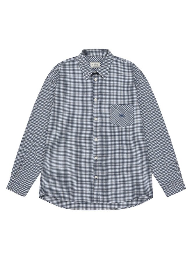 Vintage check shirt blue