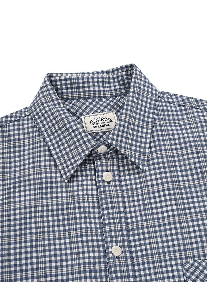 Vintage check shirt blue