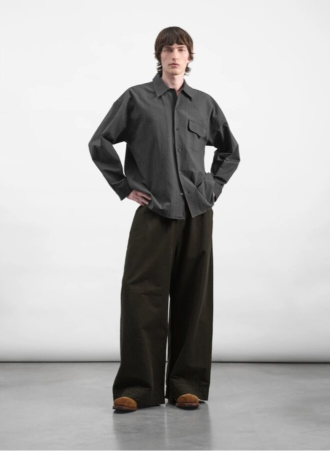 Envelope trouser dark green