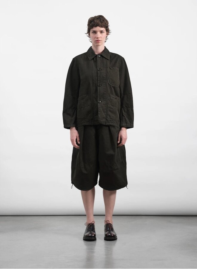 Salba short dark green