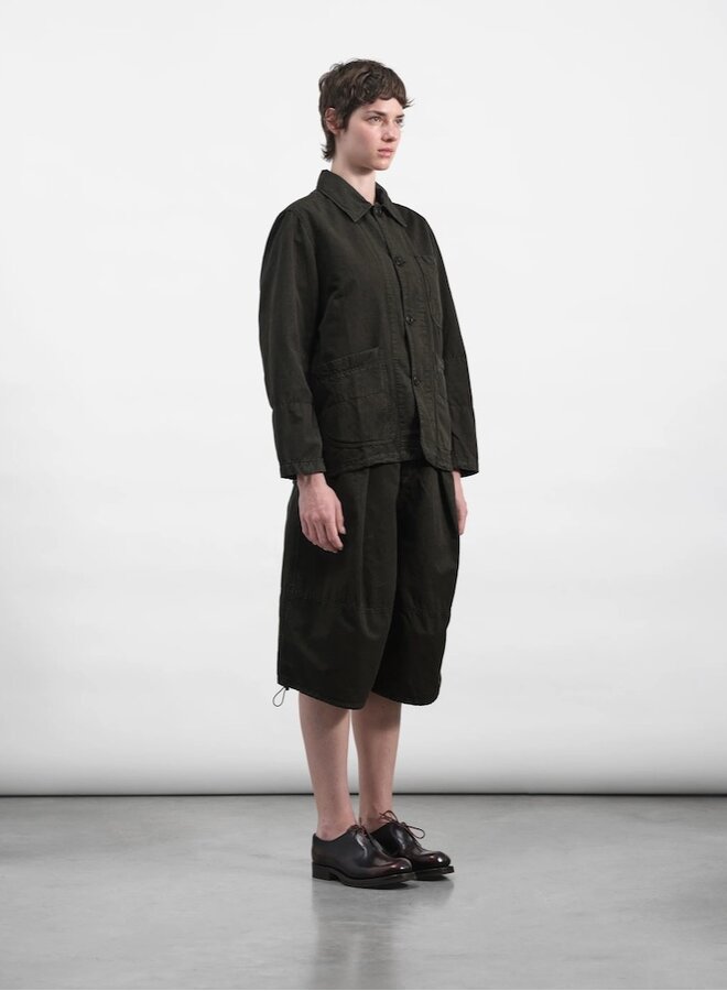 Salba short dark green