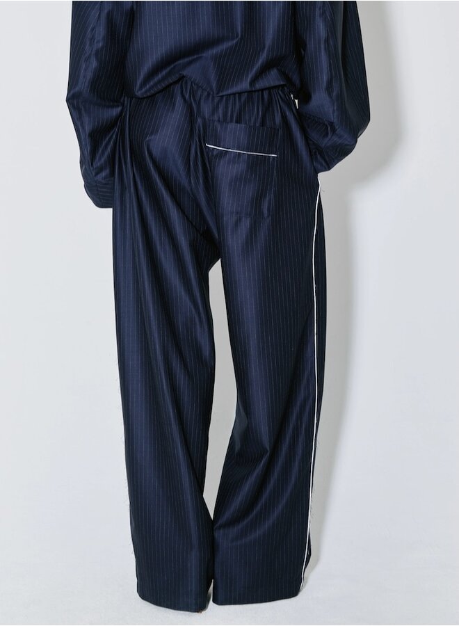 Pieter pants navy white stripes