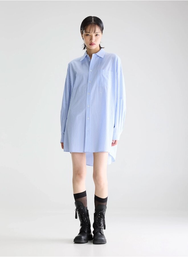 Jinner dress blue stripe